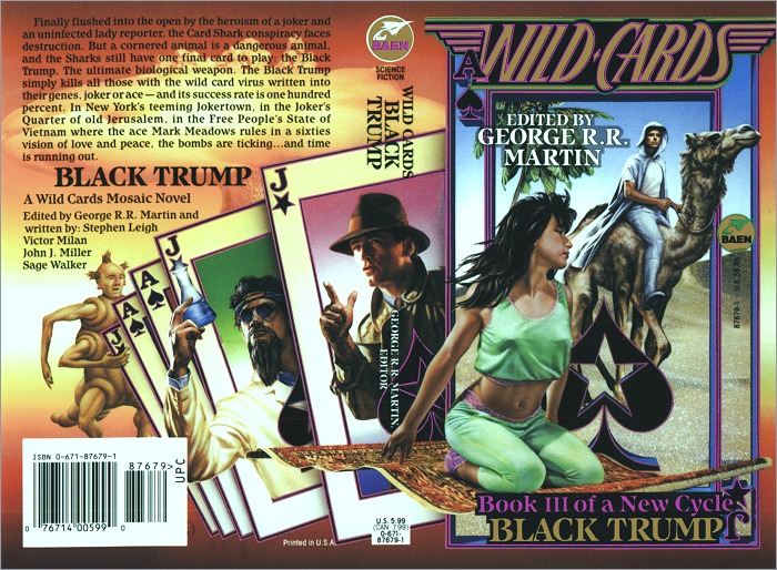 <i>Wild Cards XV: Black Trump</i>,<br />Baen Paperback 1995 (US),